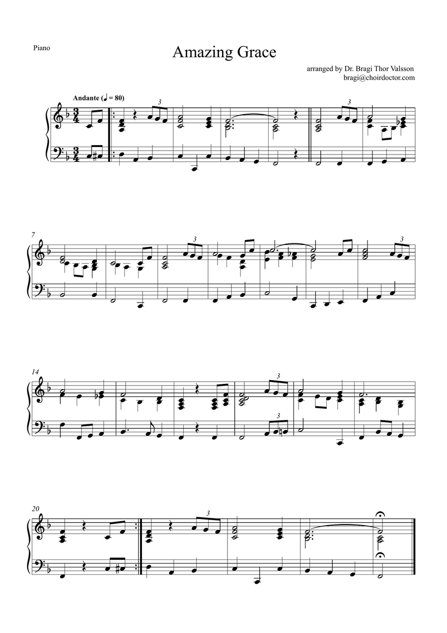 Five Sacred Songs - Flute duet with piano accompaniment Flute Duet scores gallery preview page 6