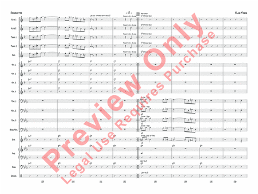 Blue Train Blue Train Jazz Ensemble scores gallery preview page 20