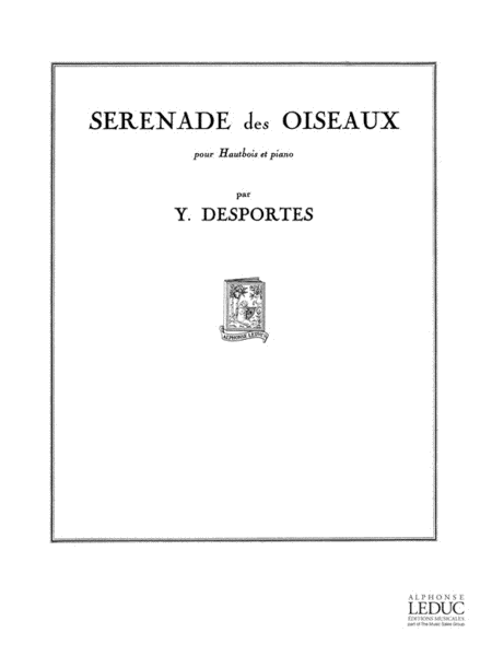 Serenade Des Oiseaux (oboe & Piano)