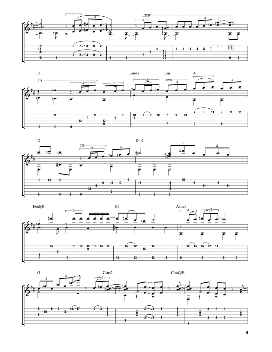 Penny Lane Penny Lane Acoustic Guitar scores gallery preview page 3