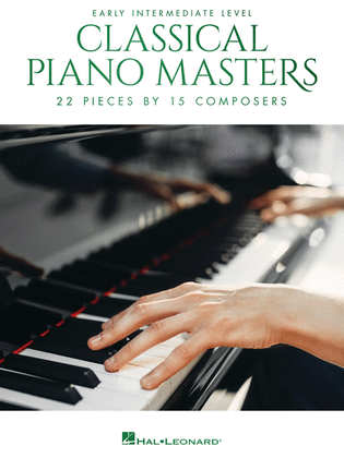 Book cover for Classical Piano Masters - Early Intermediate Level