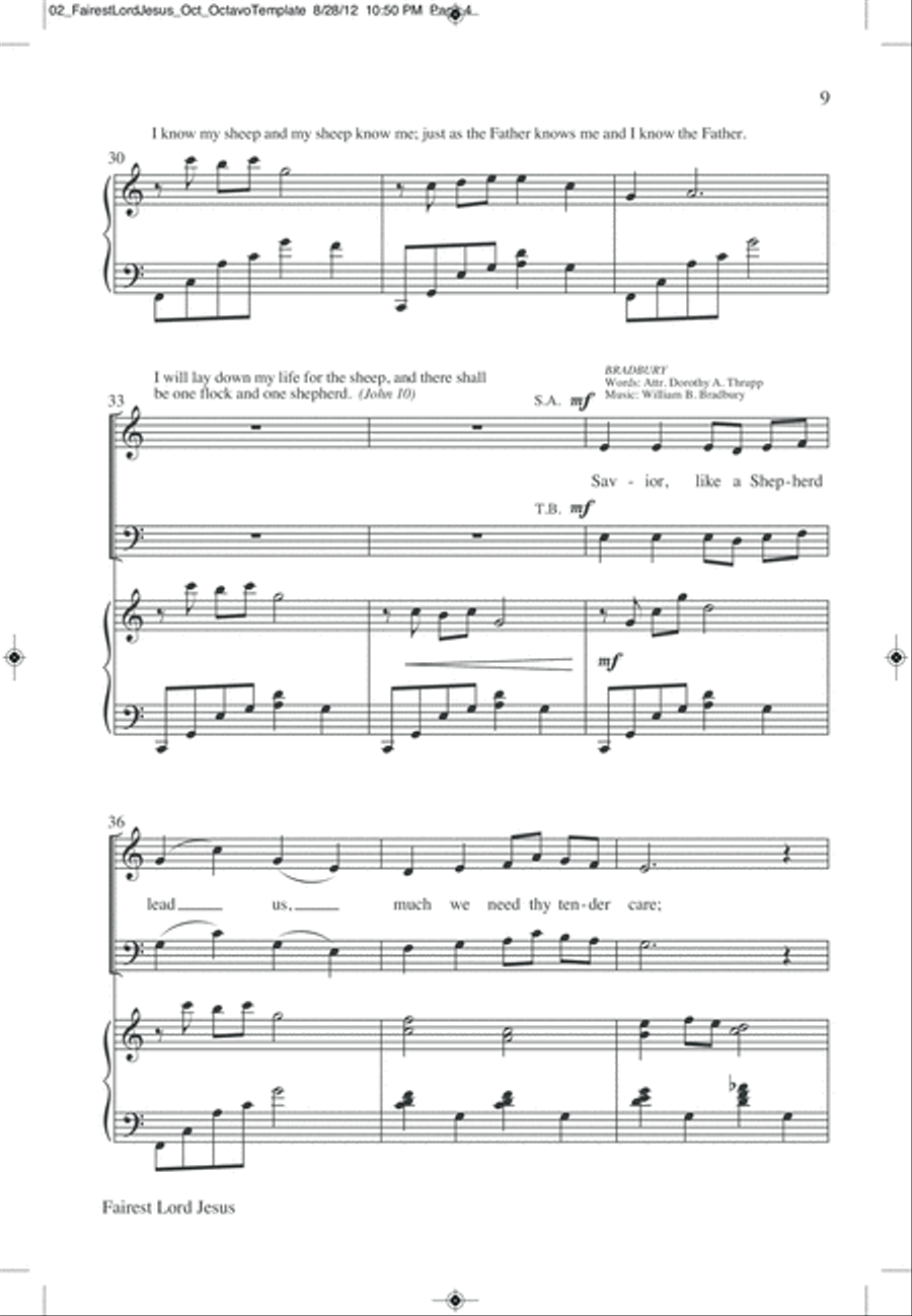 I Am the Lord of the Dance 4-Part scores gallery preview page 13