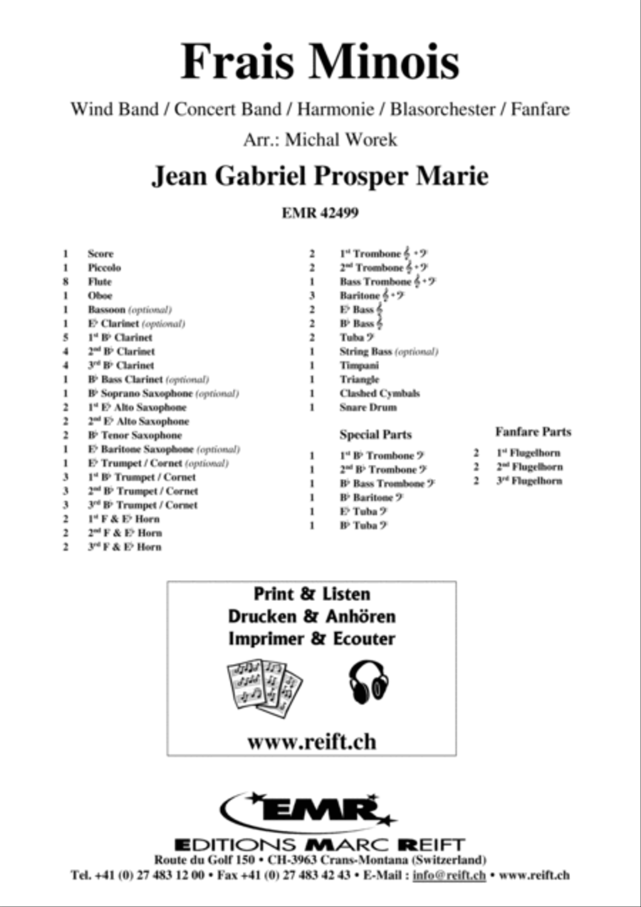 Frais Minois Concert Band scores gallery preview page 2