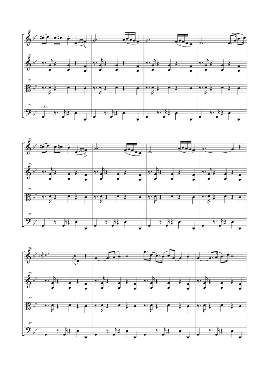 Take Five String Quartet scores gallery preview page 5