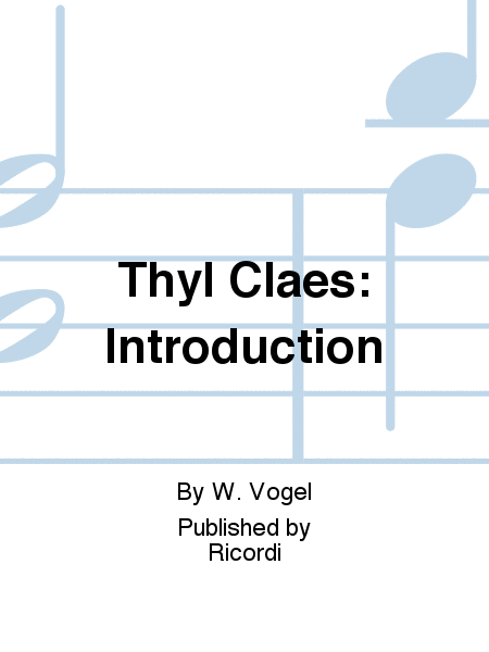 Thyl Claes: Introduction