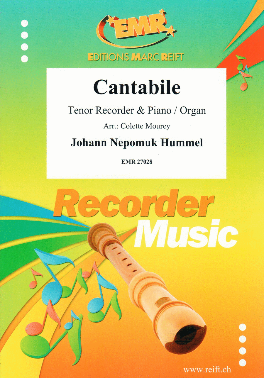 Cantabile Tenor Recorder scores gallery preview page 1