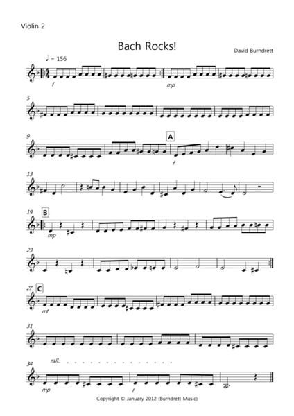 Bach Rocks! for String Quartet image number null