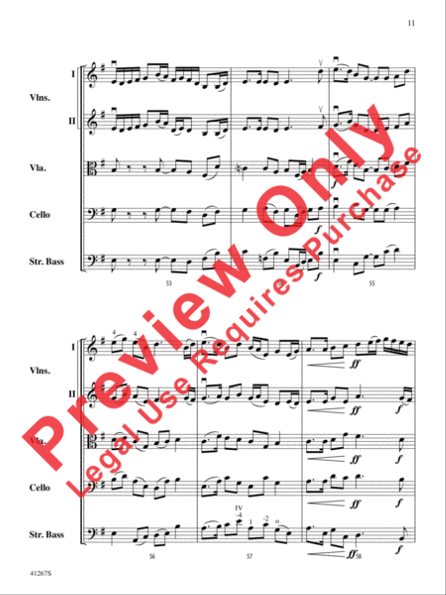 Paean Paean String Orchestra scores gallery preview page 12