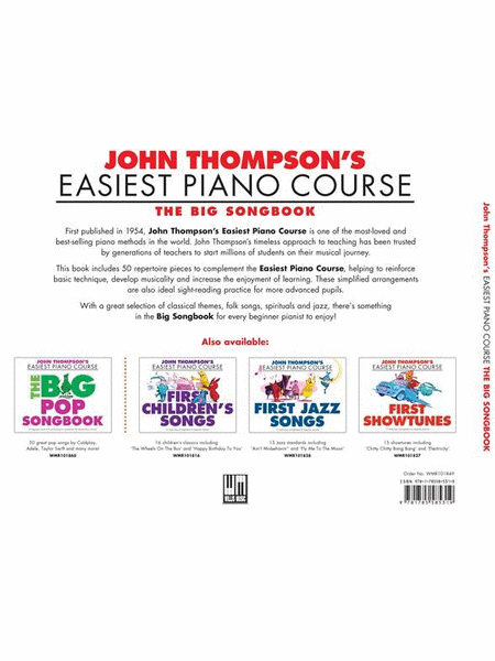 John Thompson's Piano Course: The Big Songbook