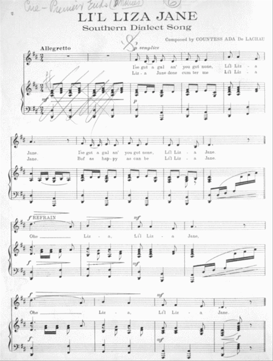 Li'l Liza Jane Voice scores gallery preview page 2