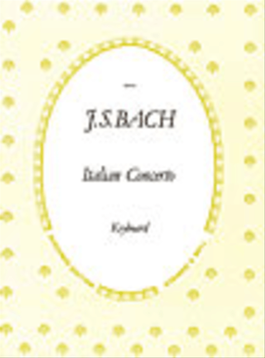 The Italian Concerto, BWV 971 Piano Solo scores gallery preview page 1