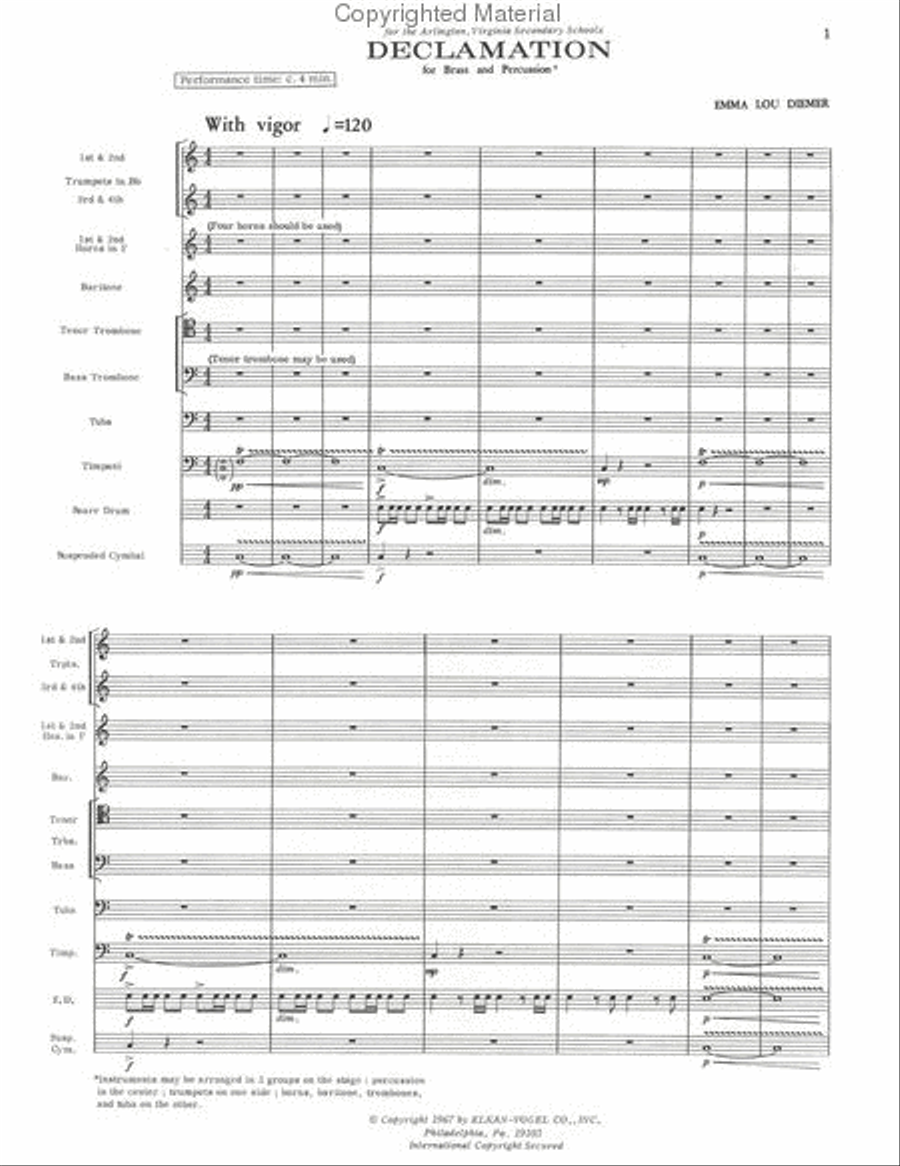 Declamation Declamation Chamber Music scores gallery preview page 2