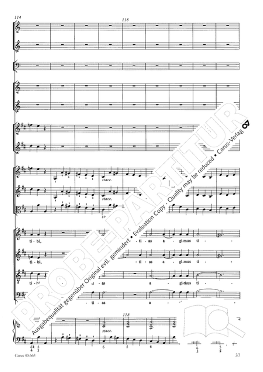 Mass in D minor (Missa in d) ATB scores gallery preview page 53