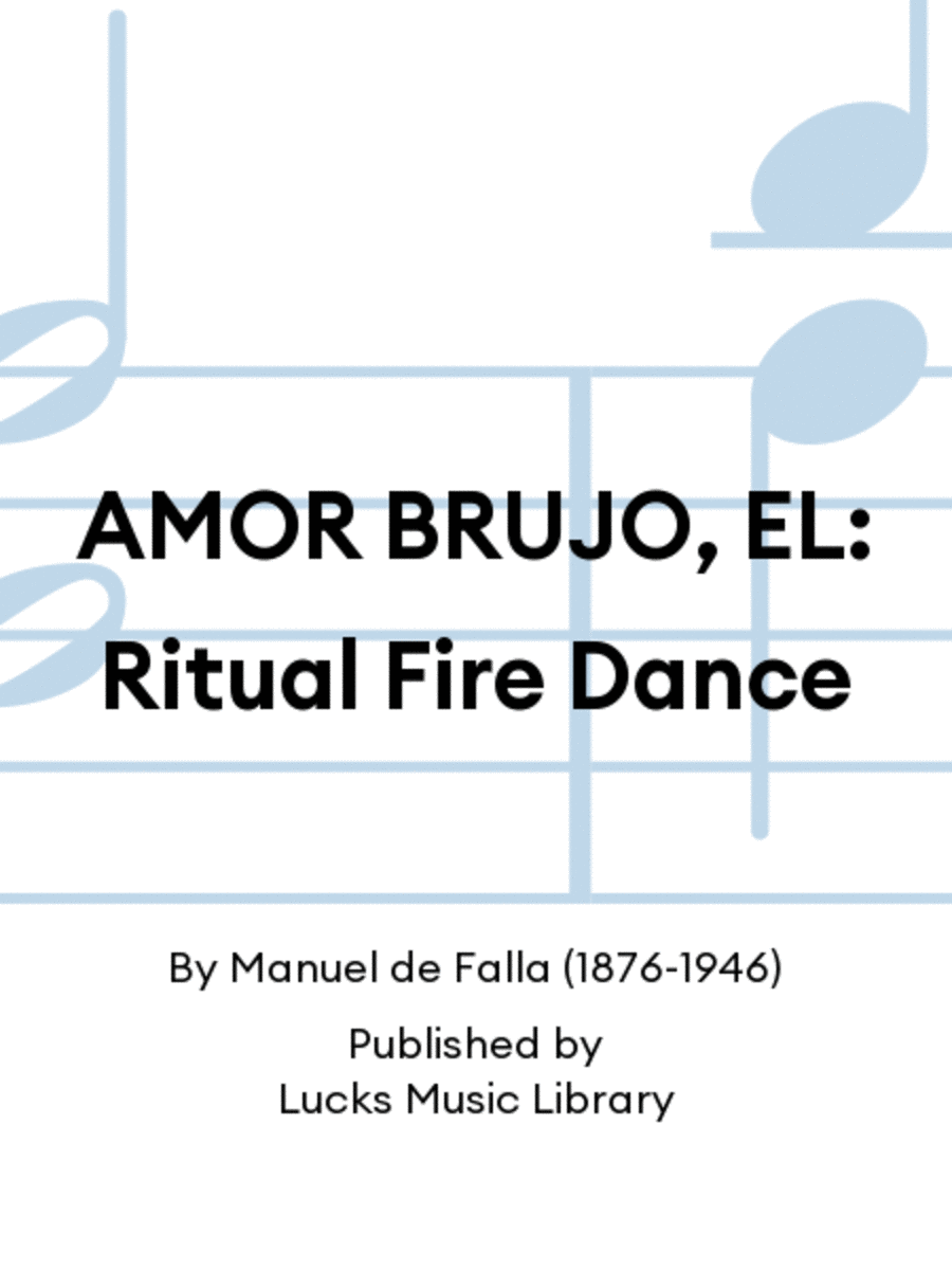 AMOR BRUJO, EL: Ritual Fire Dance Score scores gallery preview page 1