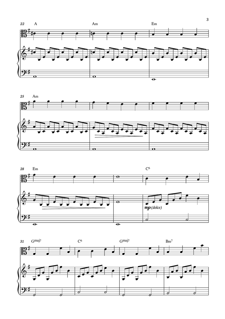 The Last Of Us Viola scores gallery preview page 3