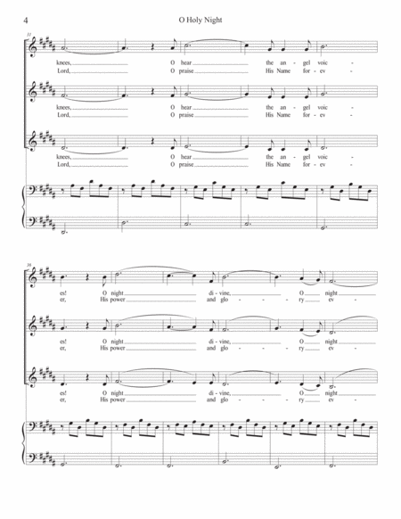 O Holy Night for SSA and piano image number null