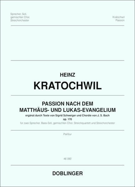 Passion nach dem Matthaus- und Lukas-Evangelium, op. 170