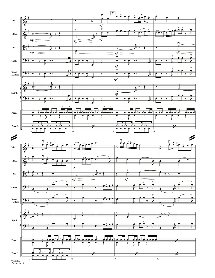 Pat-A-Pan - Full Score Orchestra scores gallery preview page 6