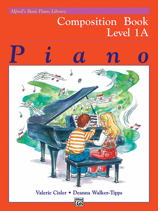 Book cover for Alfred's Basic Piano Course Composition Book, Level 1A