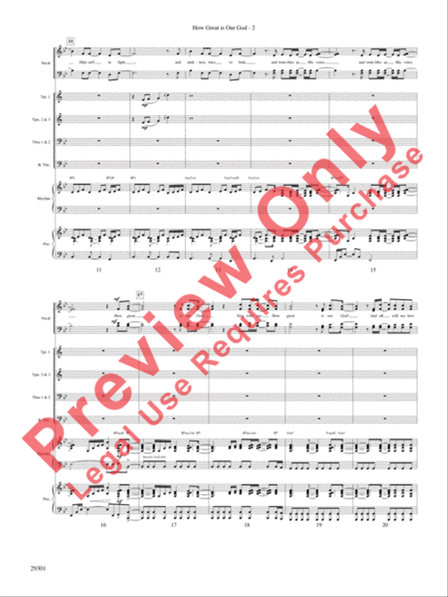 How Great Is Our God How Great Is Our God Choir scores gallery preview page 3