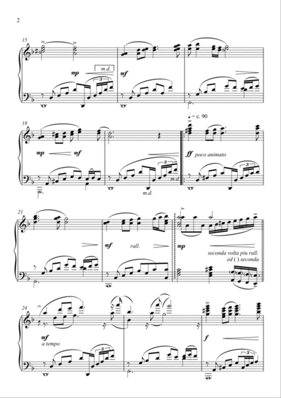 Excerpts from - The Raymond Variations for Piano Piano Solo scores gallery preview page 3