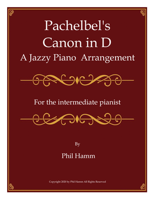 Book cover for Pachelbel Canon in D-Jazzy