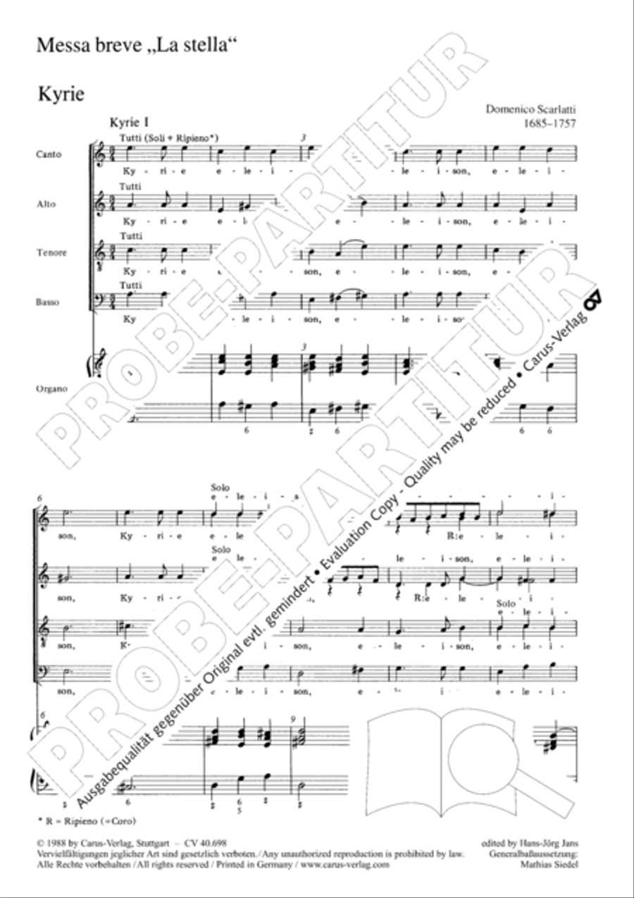 Messa breve SSATB scores gallery preview page 10