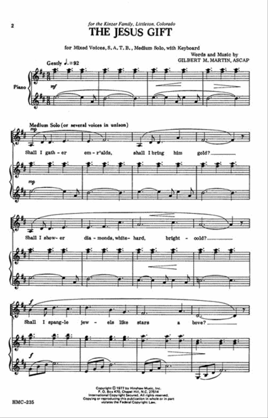 <br>Sheet music extract
