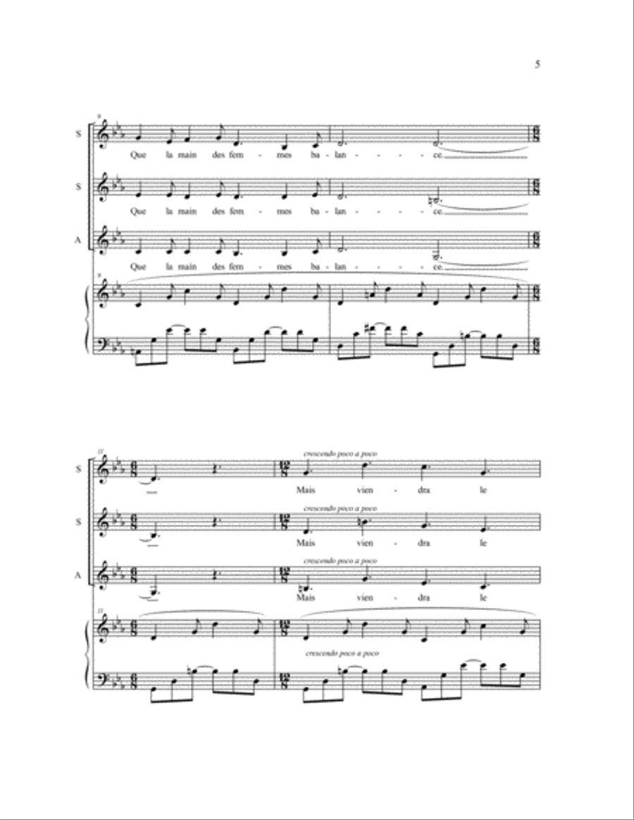 Les berceaux SSA scores gallery preview page 4