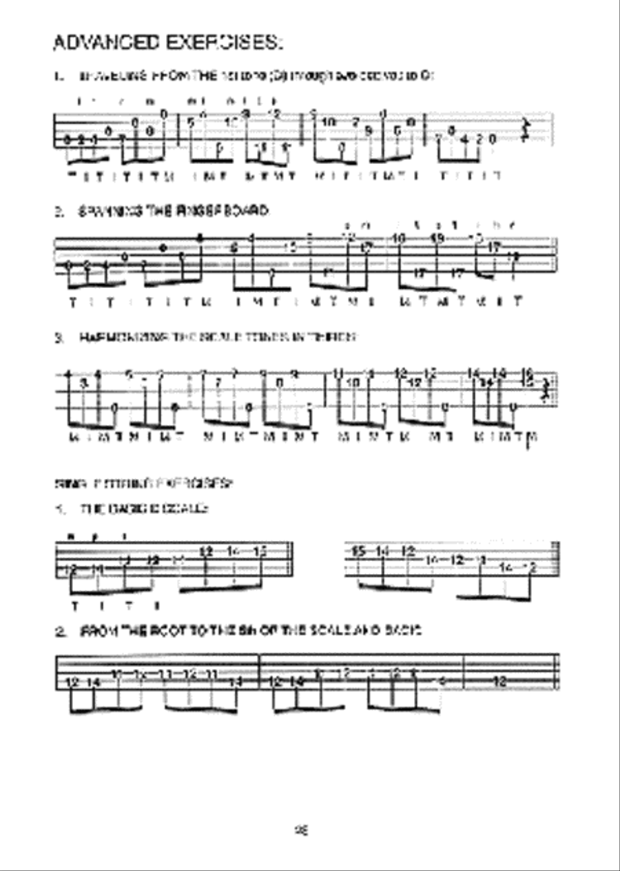 Banjo Scales in Tab 5-String Banjo scores gallery preview page 3