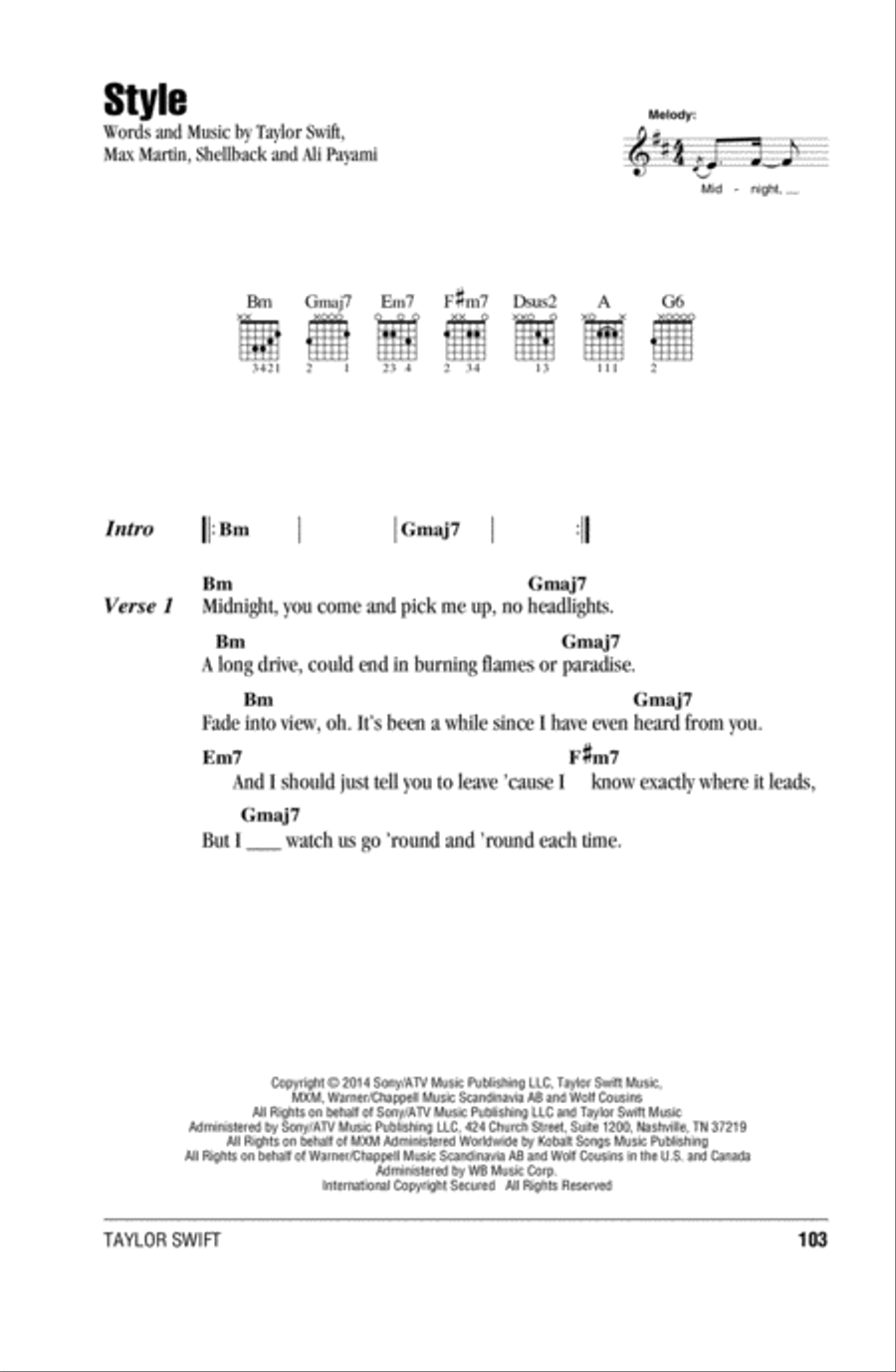 Style Acoustic Guitar scores gallery preview page 1