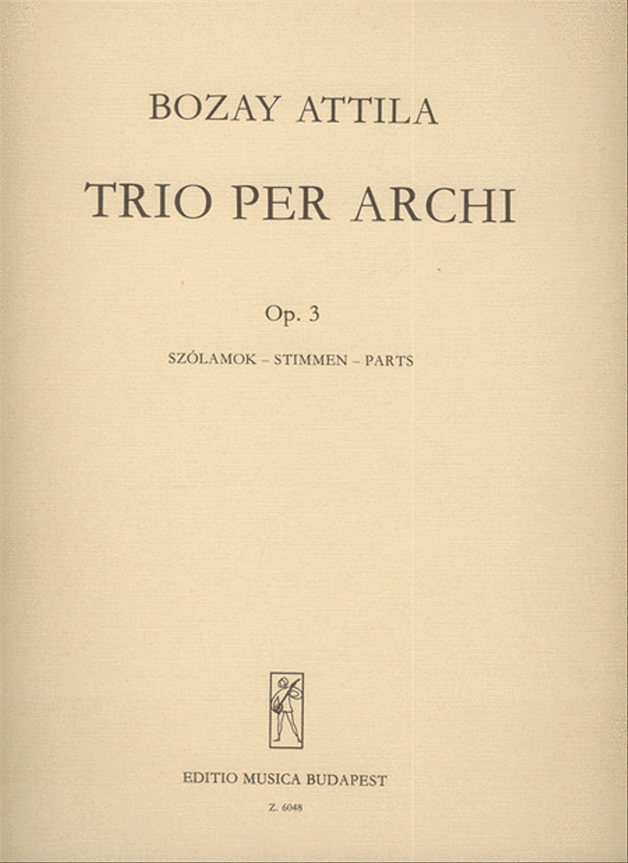 Streichtrio op. 3