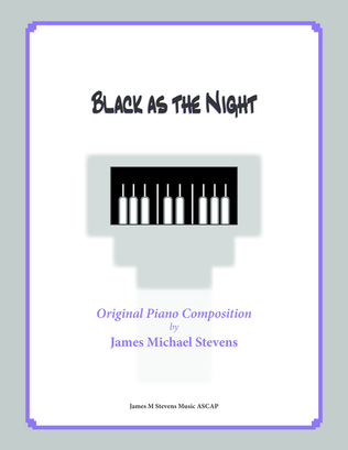 Book cover for Black as the Night