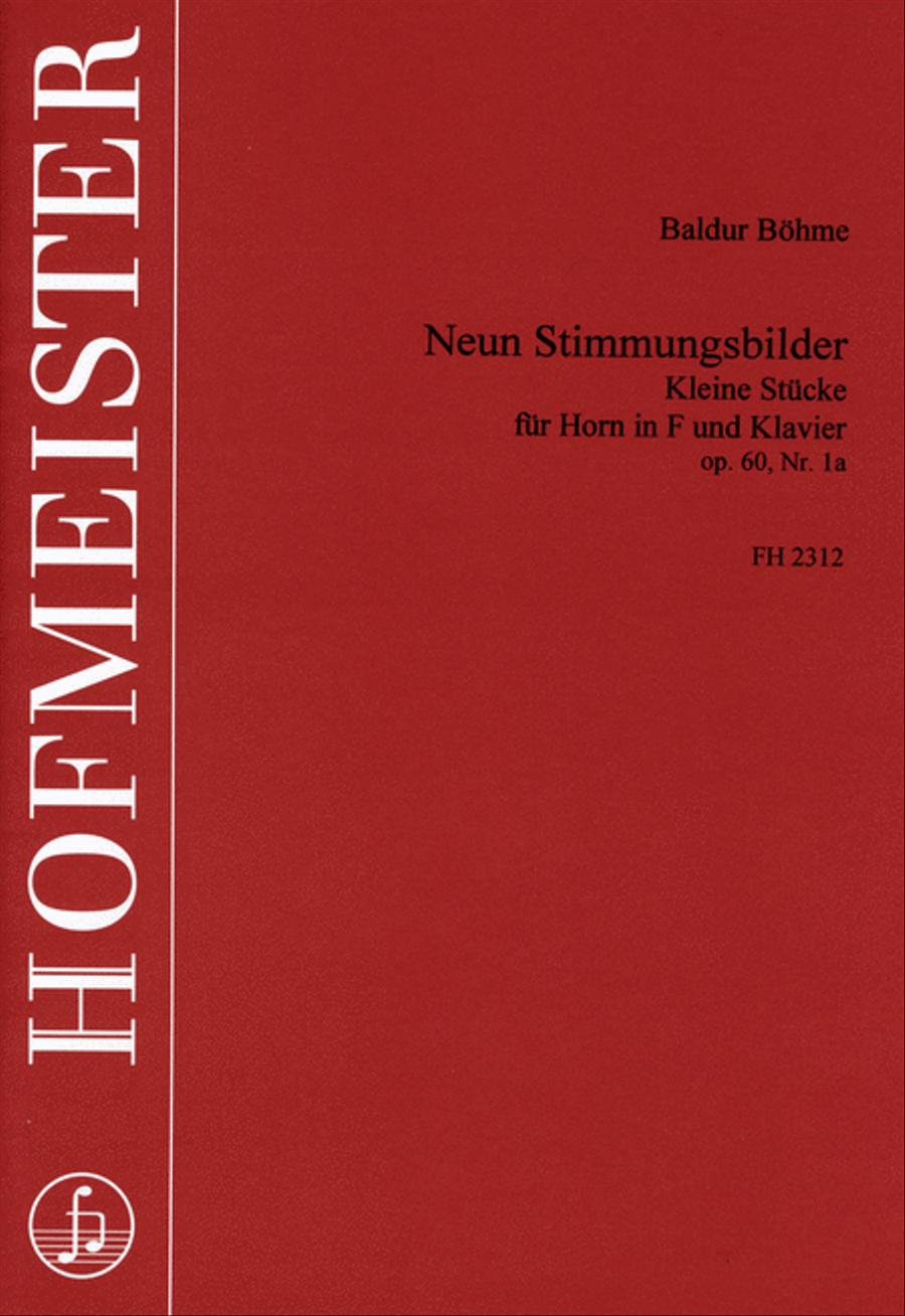 Neun Stimmungsbilder Neun Stimmungsbilder Piano scores gallery preview page 1