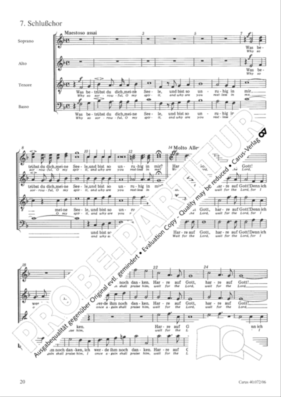 Psalm 42 4-Part scores gallery preview page 21