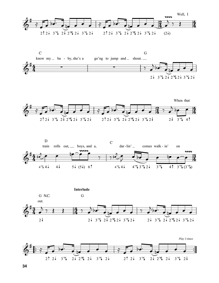 Rollin' And Tumblin' Rollin' And Tumblin' Harmonica scores gallery preview page 5