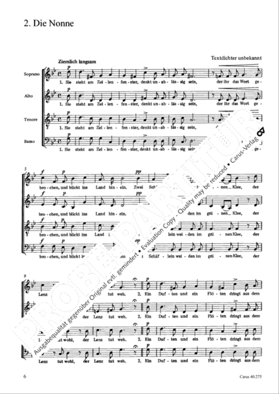 Romanzen und Balladen III op. 145 Choir scores gallery preview page 7