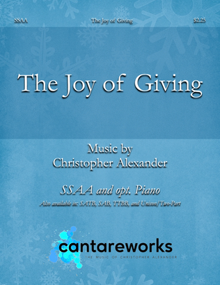 The Joy of Giving (SSAA)