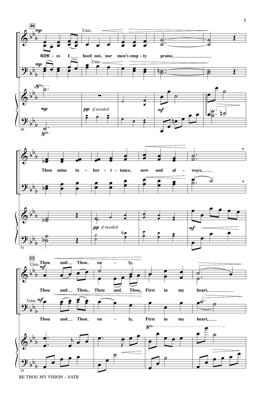Be Thou My Vision Be Thou My Vision 4-Part scores gallery preview page 4