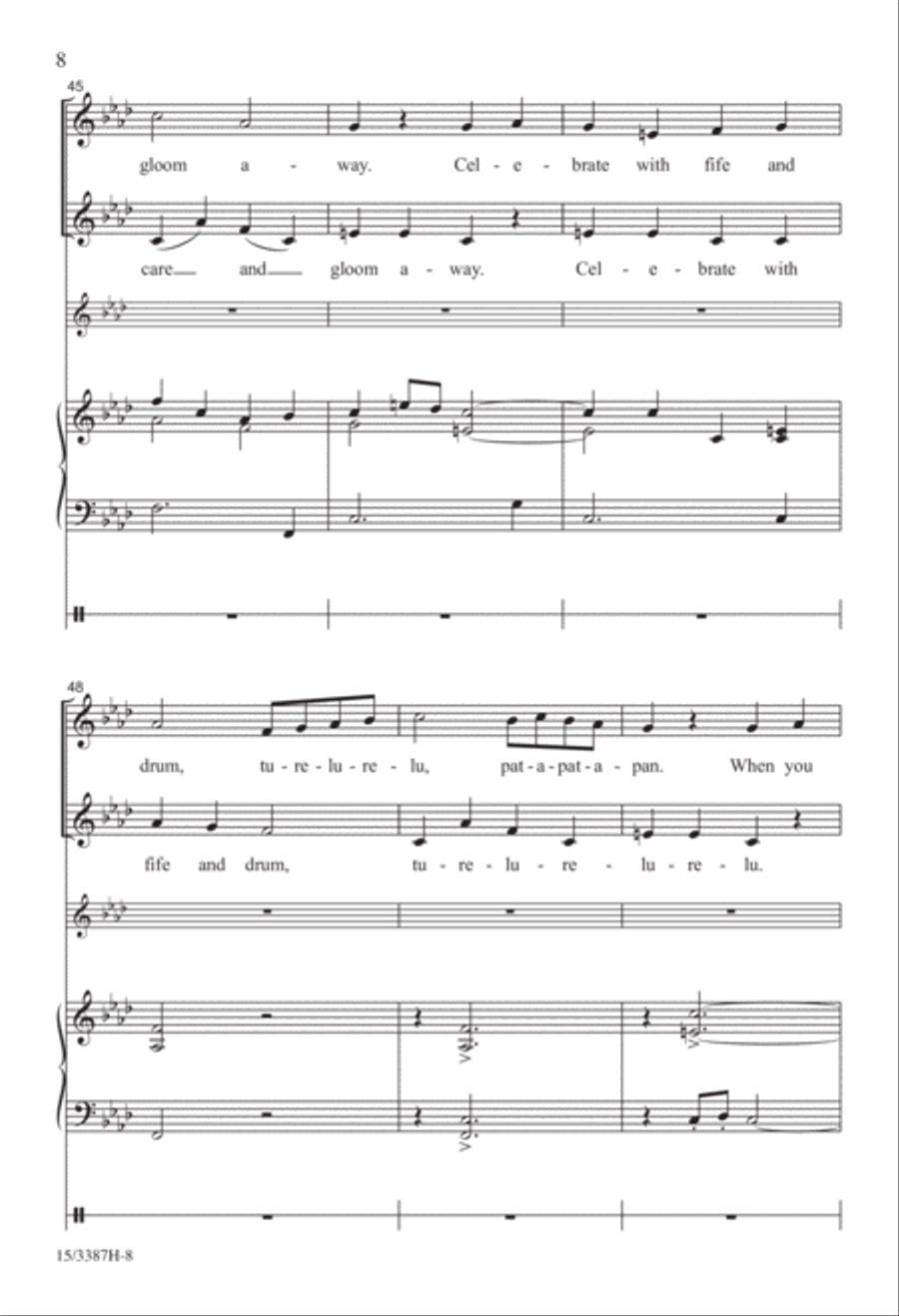 Burgundian Carol SSA scores gallery preview page 7