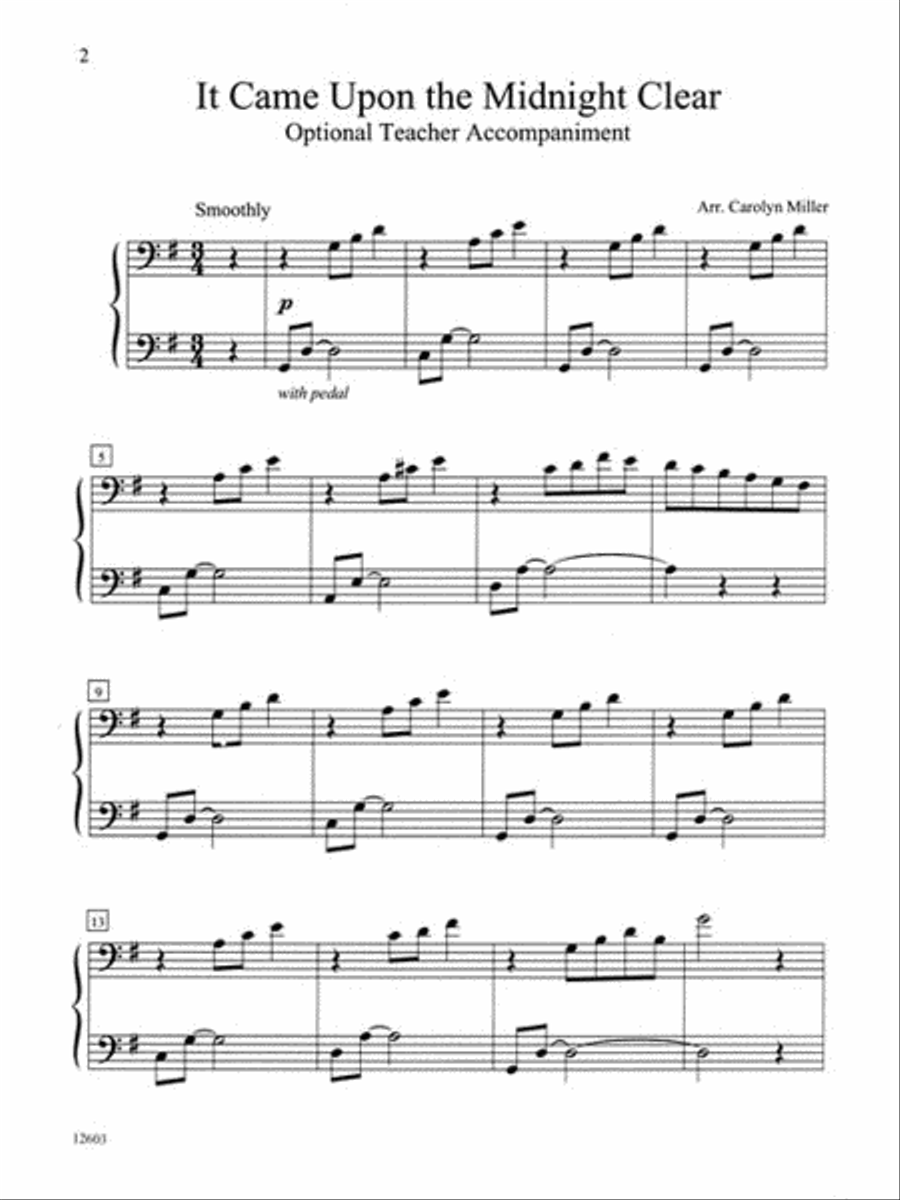 Teaching Little Fingers to Play More Christmas Carols Piano Method scores gallery preview page 3