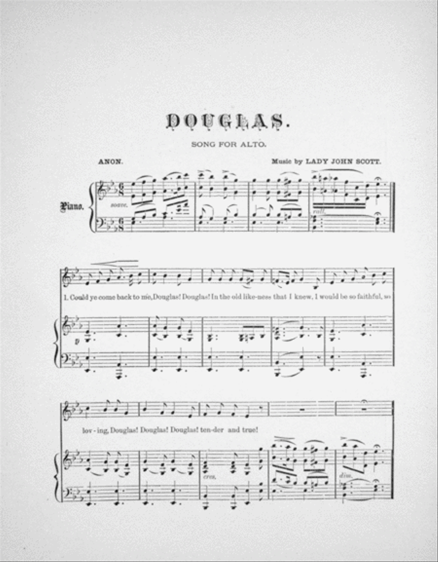 Douglas, Tender and True Voice scores gallery preview page 2