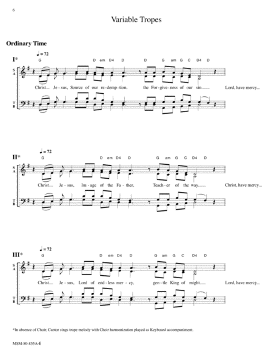 Centennial Mass Centennial Mass Choir scores gallery preview page 6