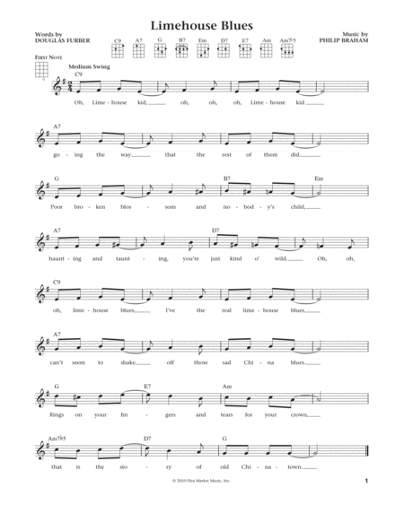 Limehouse Blues (from The Daily Ukulele) (arr. Liz and Jim Beloff)