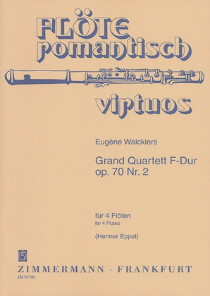 Book cover for Grand Quartet No. 2 F major Op. 70