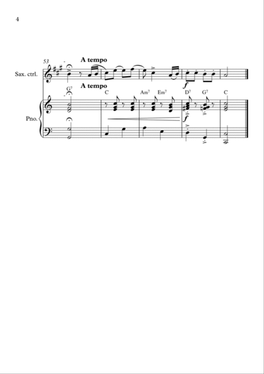Oh Susana Alto Saxophone scores gallery preview page 4