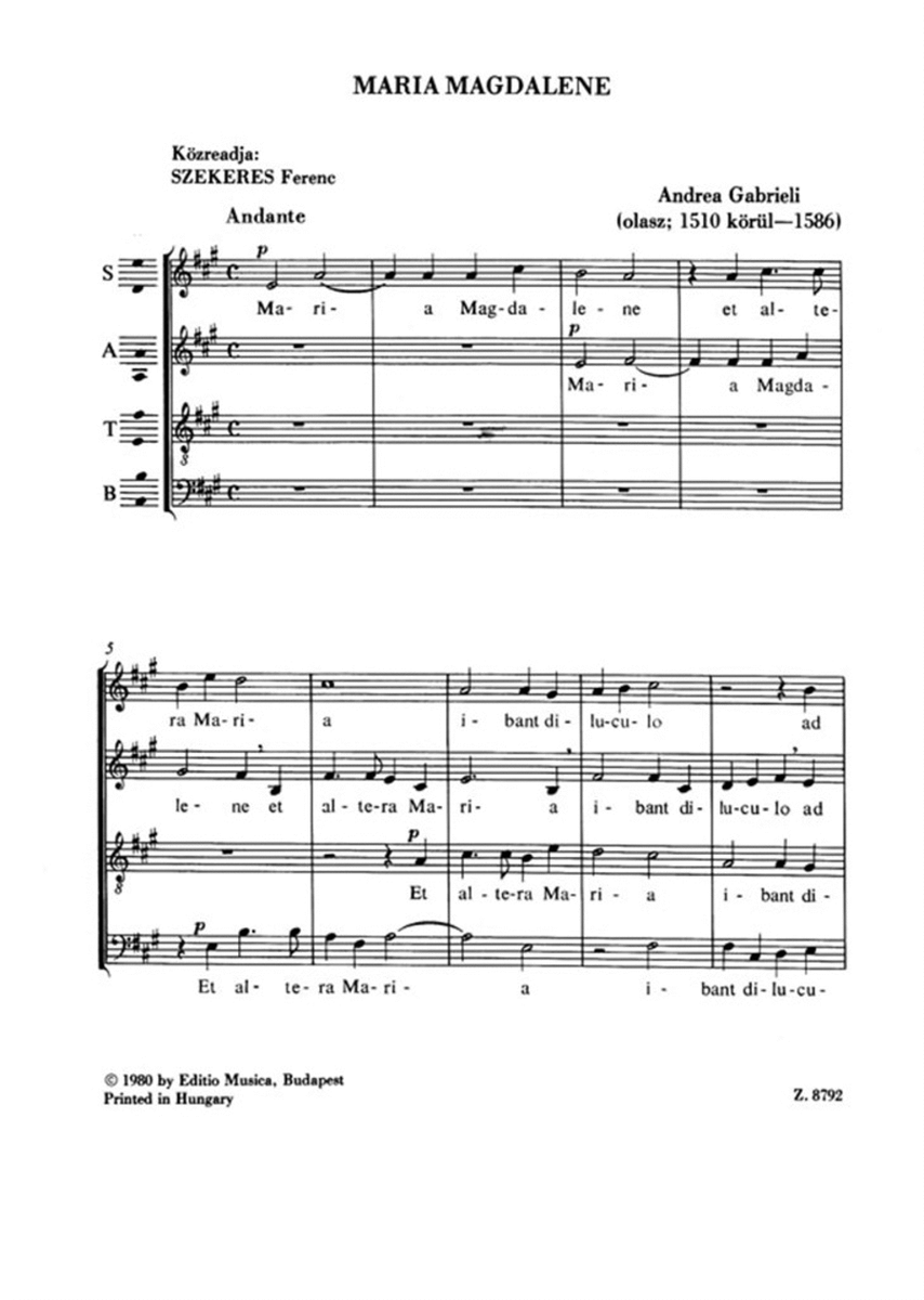 Old Masters' Mixed Choruses V33
