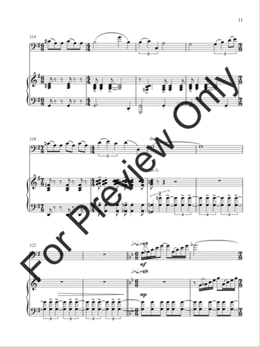Rhapsody For Trombone Trombone scores gallery preview page 15