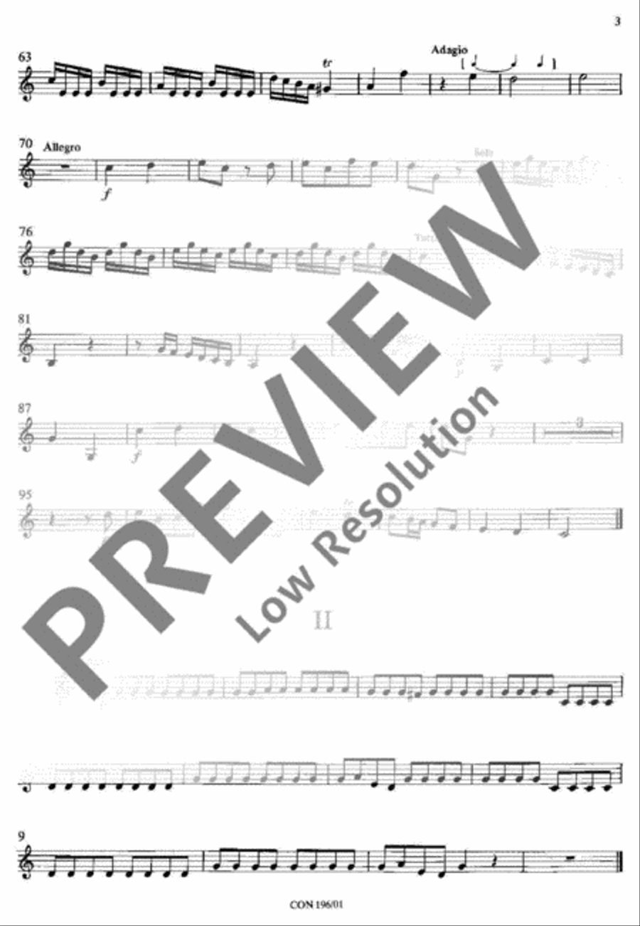 Concerto No. 2 C Major Violin scores gallery preview page 4