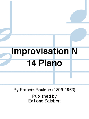 Improvisation N 14 Piano